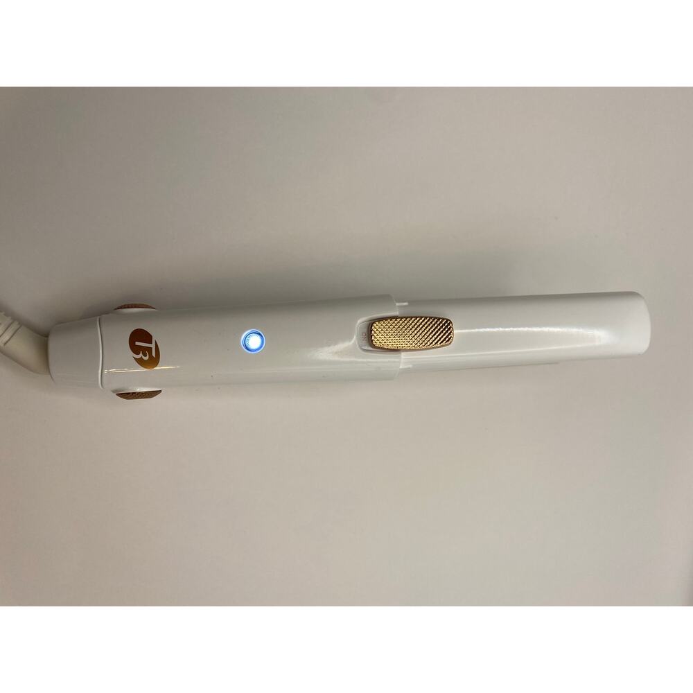 T3 Micro SinglePass Compact Travel Flat Iron 77500 White Rose Gold w/ Heat Cap - Picture 5 of 7